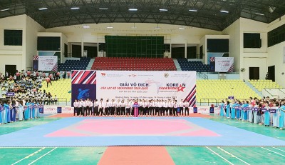 Khai mạc giải vô địch các Câu lạc bộ Taekwondo toàn quốc 2021